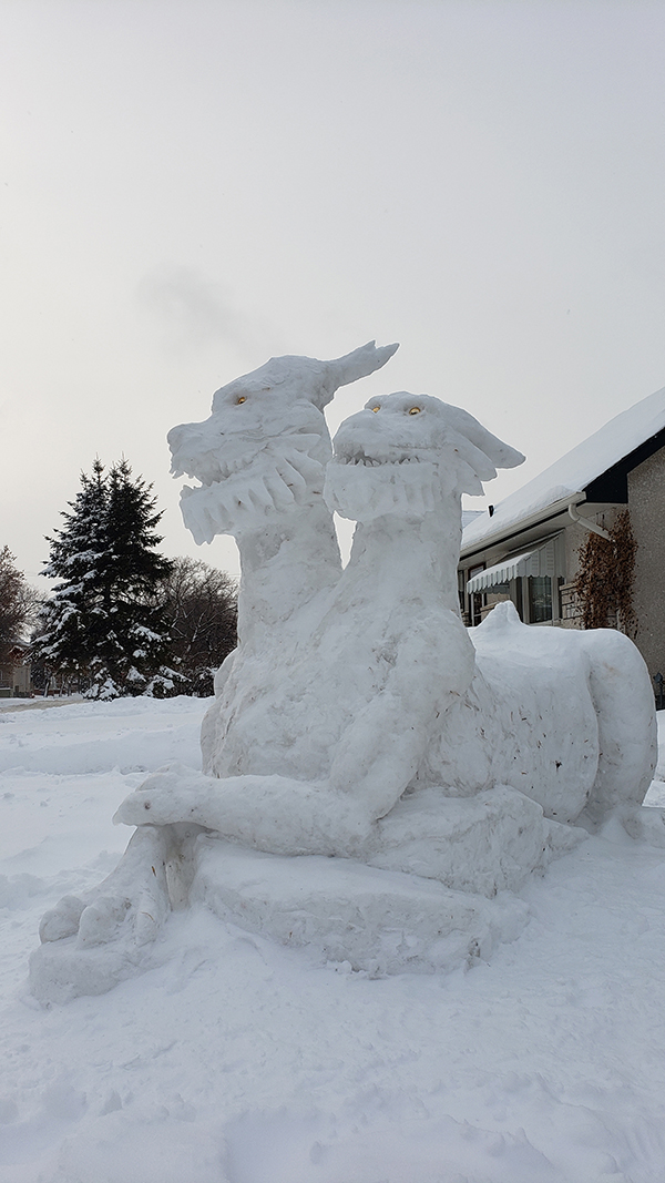 Snow dragon